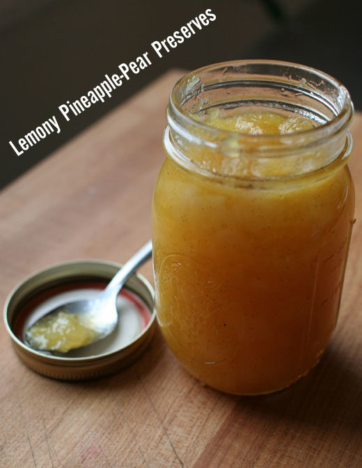 Lottie + Doof » Lemony PineapplePear Preserves