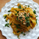 Saffron Pasta with Spiced Butter