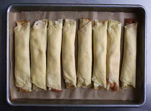 Lottie + Doof » Caramelized Crepes Filled with Fresh Cheese